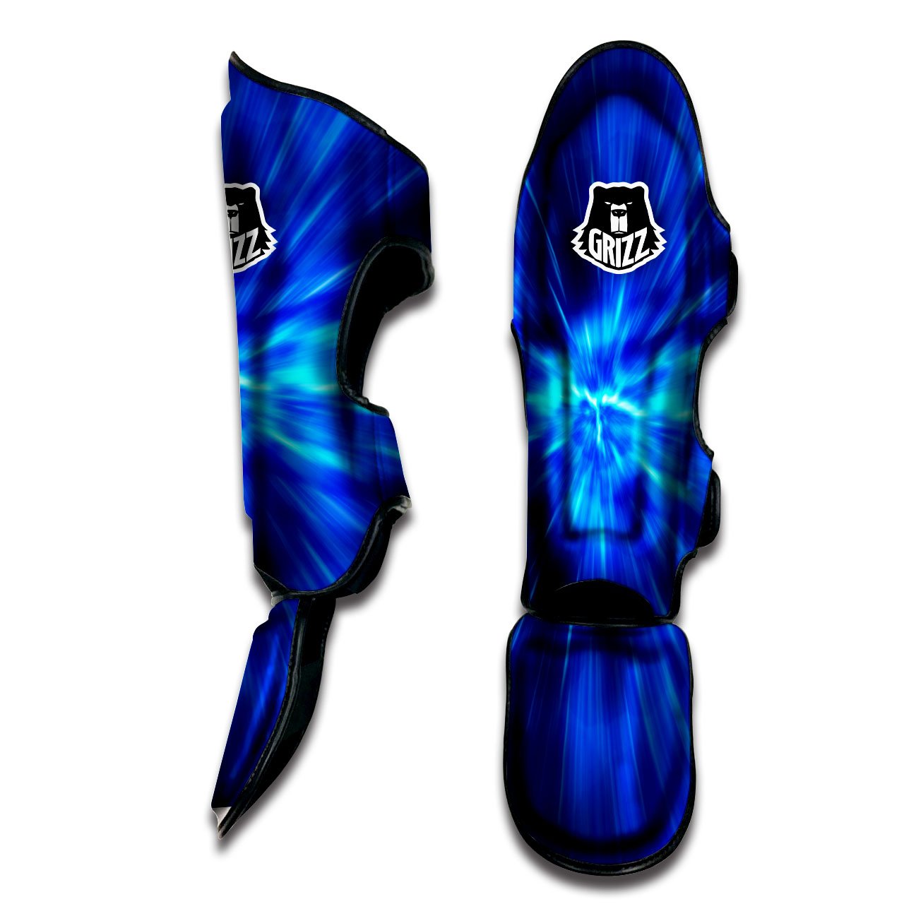 Vortex Lightspeed Print Muay Thai Shin Guards-grizzshop