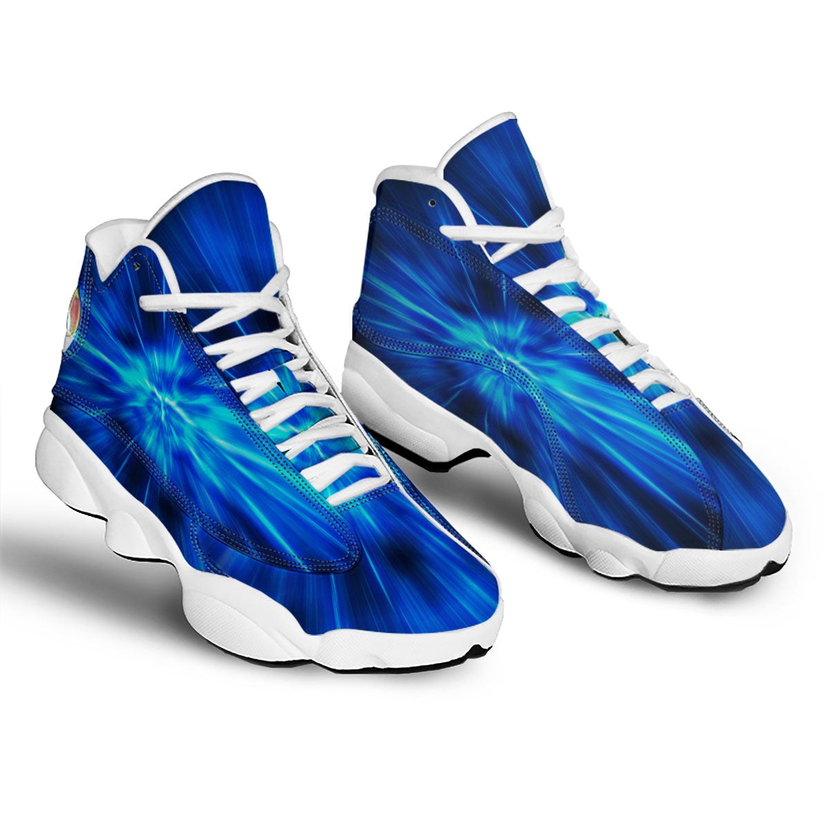Vortex Lightspeed Print White Basketball Shoes-grizzshop