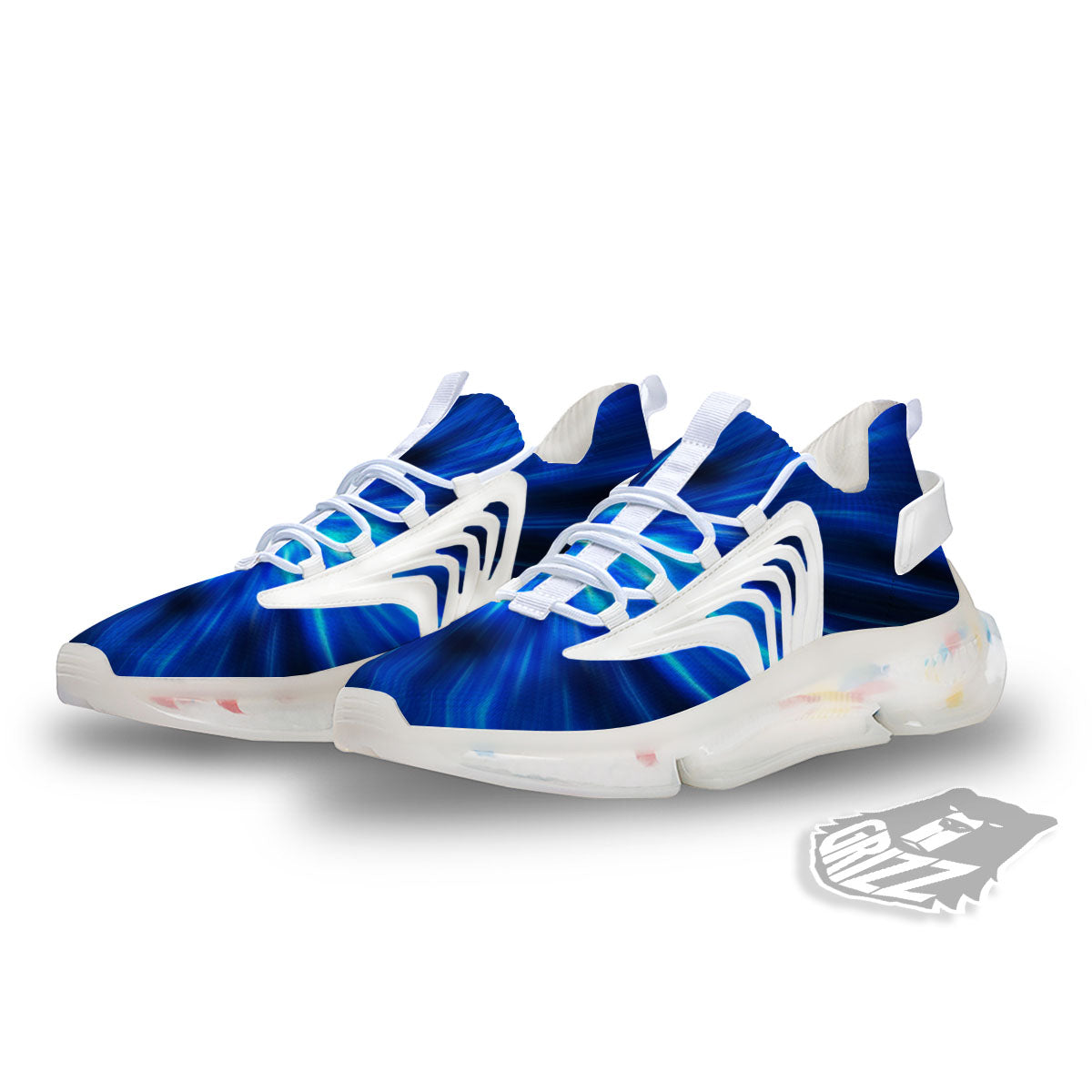 Vortex Lightspeed Print White Gym Shoes-grizzshop