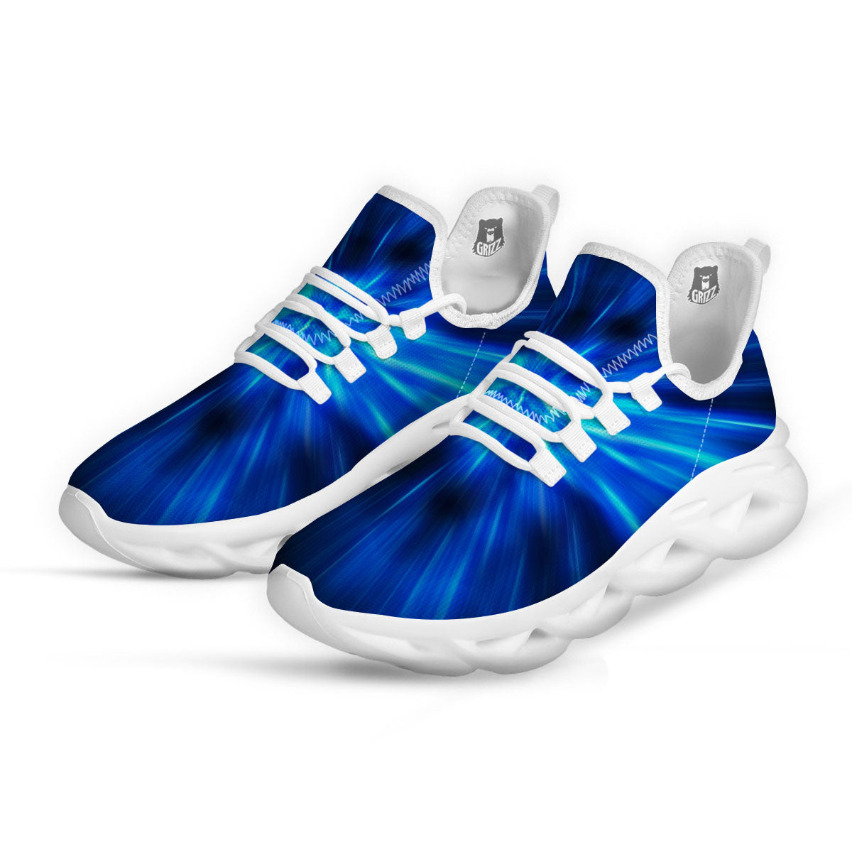 Vortex Lightspeed Print White Running Shoes-grizzshop