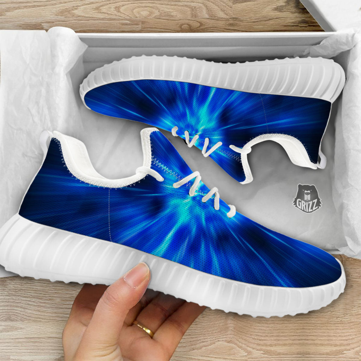 Vortex Lightspeed Print White Walking Shoes-grizzshop