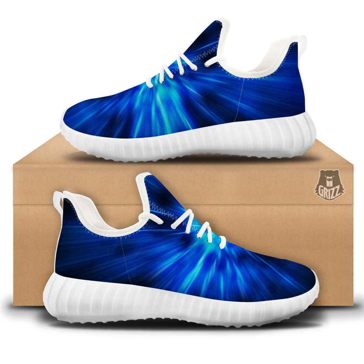 Vortex Lightspeed Print White Walking Shoes-grizzshop