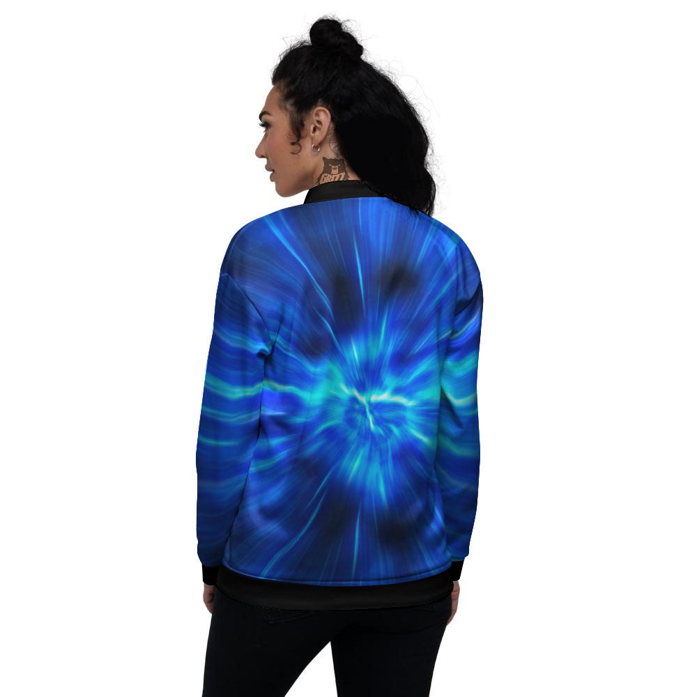 Vortex Lightspeed Print Women's Bomber Jacket-grizzshop