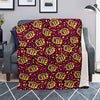 WTF Cheetah Hiphop Graffiti Print Blanket-grizzshop