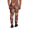 WTF Cheetah Hiphop Graffiti Print Men's Joggers-grizzshop