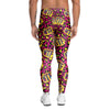 WTF Cheetah Hiphop Graffiti Print Men's Leggings-grizzshop