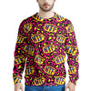 Load image into Gallery viewer, WTF Cheetah Hiphop Graffiti Print Men&#39;s Sweatshirt-grizzshop