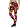 WTF Cheetah Hiphop Graffiti Print Women's Leggings-grizzshop