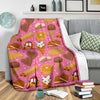 Waffle Dessert Pattern Print Blanket-grizzshop