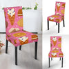 Waffle Dessert Pattern Print Chair Cover-grizzshop