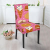 Waffle Dessert Pattern Print Chair Cover-grizzshop