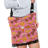 Waffle Dessert Pattern Print Crossbody bags-grizzshop