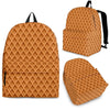 Waffle Pattern Print Backpack-grizzshop