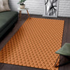 Waffle Pattern Print Floor Mat-grizzshop