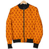 Waffle Pattern Print Men's Bomber Jacket-grizzshop