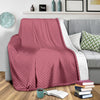 Waffle Pink Pattern Print Blanket-grizzshop