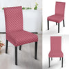 Waffle Pink Pattern Print Chair Cover-grizzshop