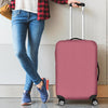 Waffle Pink Pattern Print Luggage Cover Protector-grizzshop