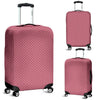 Waffle Pink Pattern Print Luggage Cover Protector-grizzshop