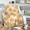 Waffle Print Pattern Blanket-grizzshop