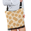 Waffle Print Pattern Crossbody bags-grizzshop