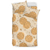 Waffle Print Pattern Duvet Cover Bedding Set-grizzshop