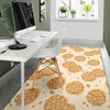Waffle Print Pattern Floor Mat-grizzshop