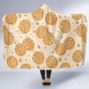 Waffle Print Pattern Hooded Blanket-grizzshop