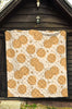 Waffle Print Pattern Quilt-grizzshop