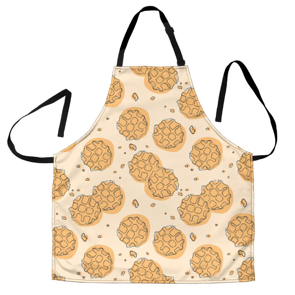 Waffle Print Pattern Women's Apron-grizzshop