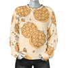 Waffle Print Pattern Women's Sweatshirt-grizzshop