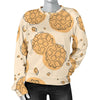 Waffle Print Pattern Women's Sweatshirt-grizzshop