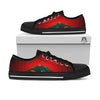 War Memorial American Print Black Low Top Shoes-grizzshop