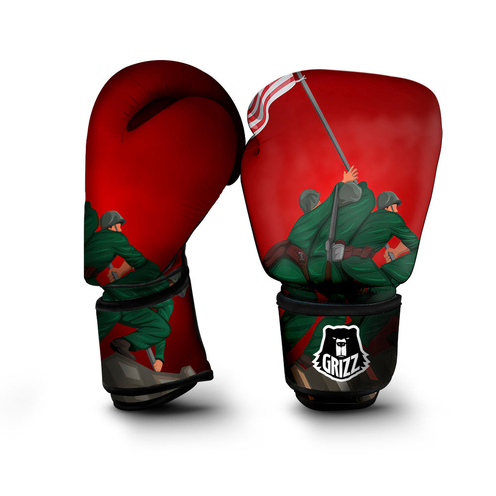 War Memorial American Print Boxing Gloves-grizzshop