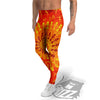 Warli Tribal Ancient Indian Print Men's Leggings-grizzshop