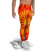 Warli Tribal Ancient Indian Print Men's Leggings-grizzshop