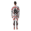 Warrior Bloody Spartan Print Men's Pajamas-grizzshop