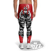 Warrior Japanese Samurai Print Men's Leggings-grizzshop