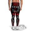 Warrior Mask Japanese Print Men's Leggings-grizzshop