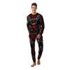 Warrior Mask Japanese Print Men's Pajamas-grizzshop