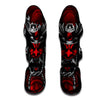 Warrior Mask Japanese Print Muay Thai Shin Guards-grizzshop