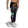 Warrior Ninja Print Men's Leggings-grizzshop