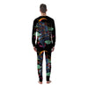 Warrior Ninja Print Men's Pajamas-grizzshop