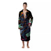 Warrior Ninja Print Men's Robe-grizzshop