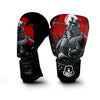 Warrior Samurai Dark Print Boxing Gloves-grizzshop