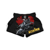 Warrior Samurai Dark Print Muay Thai Boxing Shorts-grizzshop