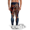 Warrior Spartan Print Men's Leggings-grizzshop