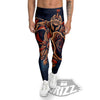 Warrior Spartan Print Men's Leggings-grizzshop