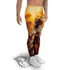 Warrior Viking Machine Print Men's Leggings-grizzshop