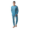 Water Drops Print Men's Pajamas-grizzshop